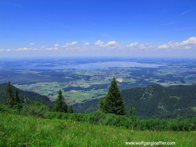 Blick auf den Chiemsee