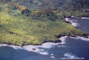 Luftaufnahme von Mauis Ostküste