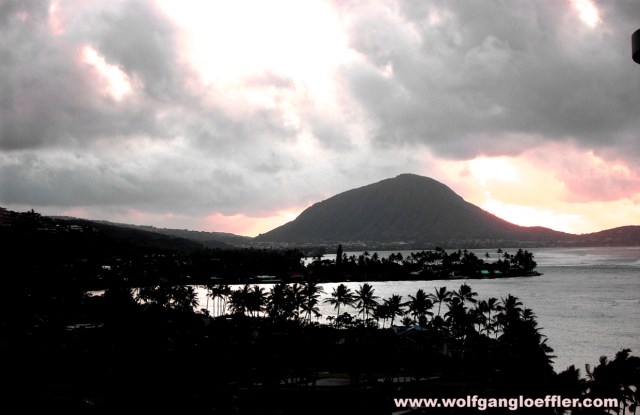 Sunrise over Koko Head Crater