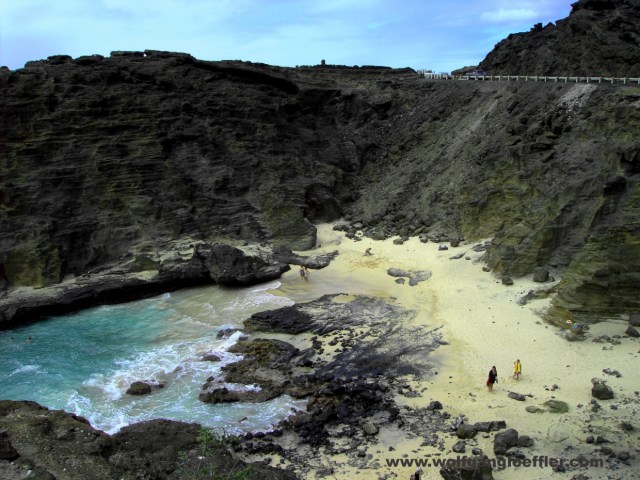 Sndy Beach, a secluded beach
